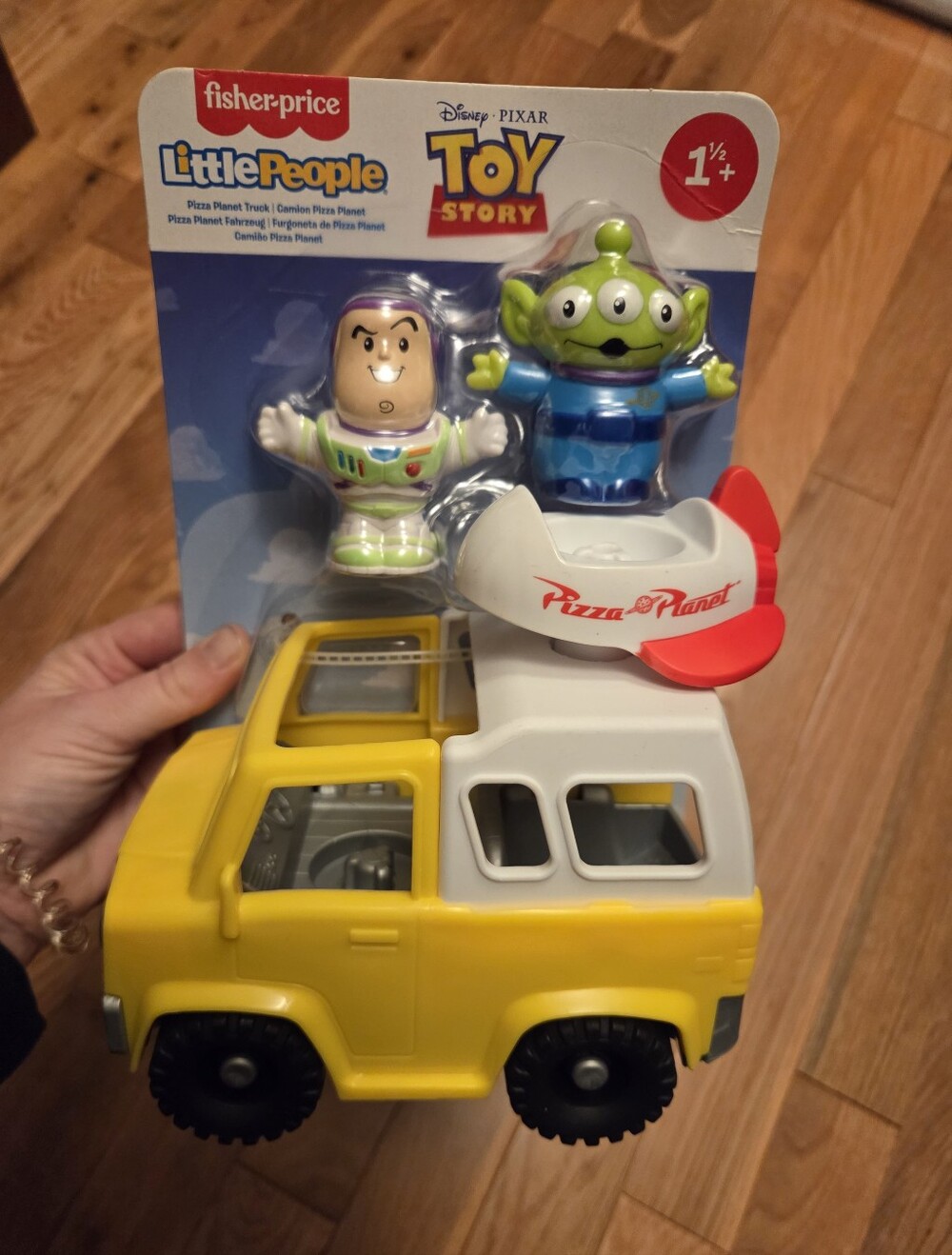 NIB Little People Toy Story Buzz Lightyear Alien & Pizza Planet Truck